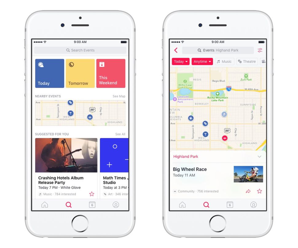 Facebook เปิดตัวแอปพลิเคชันใหม่ Events แบบสแตนด์อโลน | รับทำเว็บไซต์
